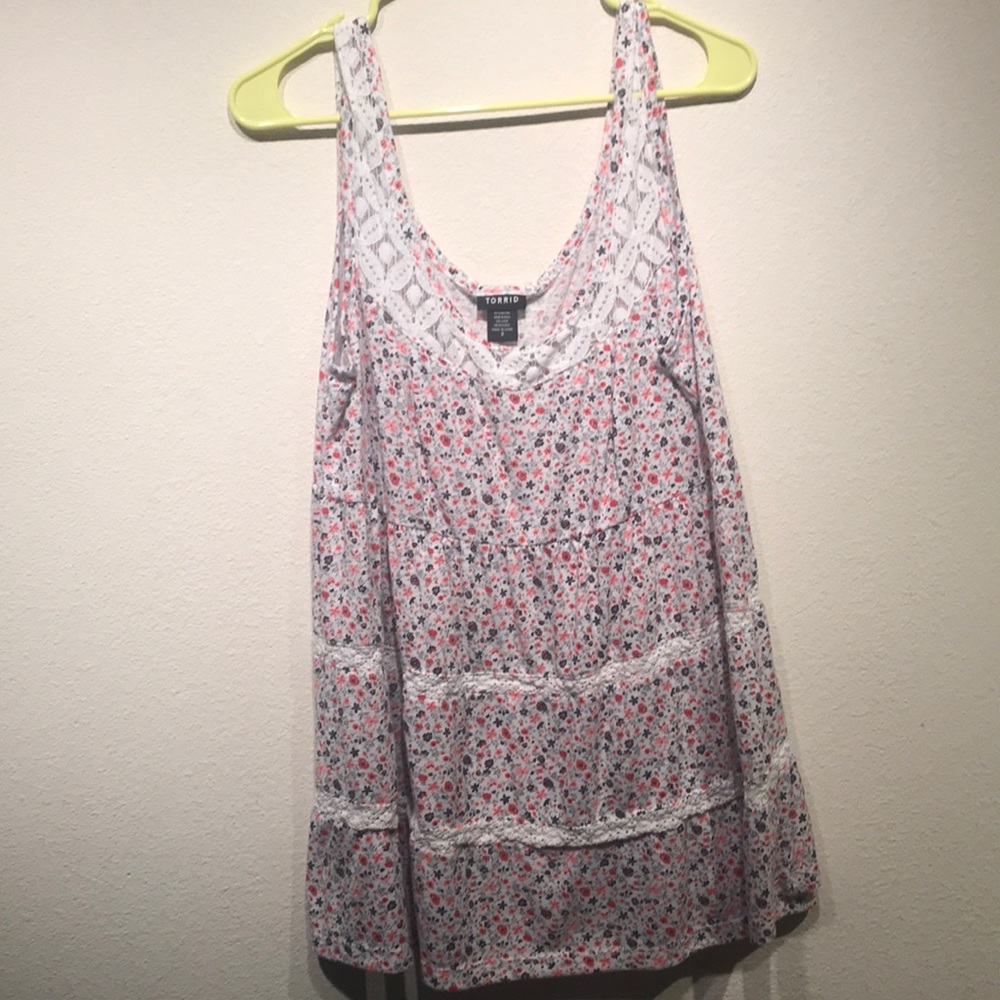 Torrid babydoll tank top